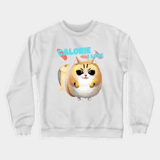 Fat cat Crewneck Sweatshirt